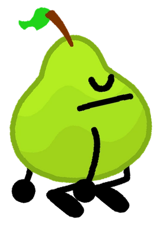 pear from animated inanimate battle