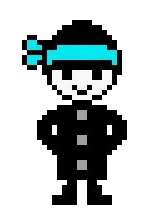 the unused guy from drummer duel rhythm heaven